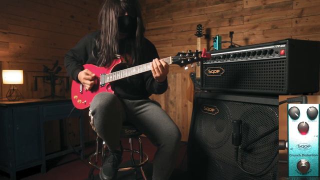 Sqoe Crunch Distortion Guitar Effects Playthrough смотреть онлайн