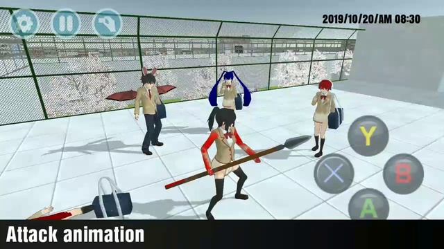 [Part 1] High School Simulator vs School Girls Simulator・SchoolSim Gamer смотреть онлайн