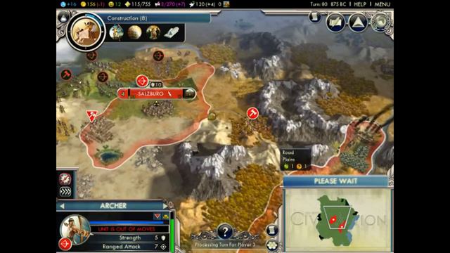 Let's Play Civilization 5 Gods and Kings Austria part 4 смотреть онлайн