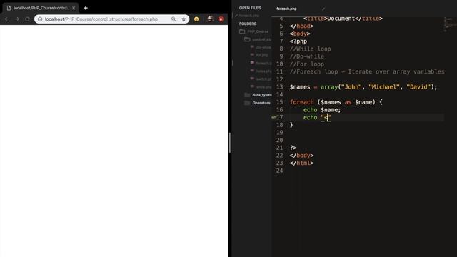 Foreach Loop | PHP for beginners | Learn PHP | PHP Programming | Learn PHP in 2020 смотреть онлайн