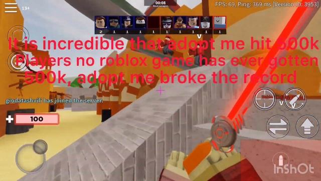 Adopt me had 500k ACTIVE players (RECORD) | Roblox went down #Roblox #AdoptMe смотреть онлайн