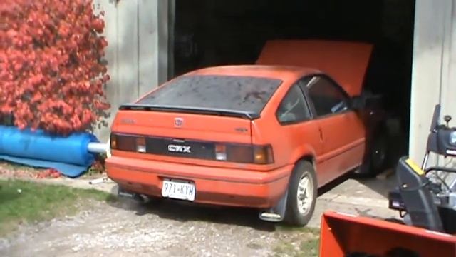 Old Start Cold Start! 1986 HONDA CRX смотреть онлайн