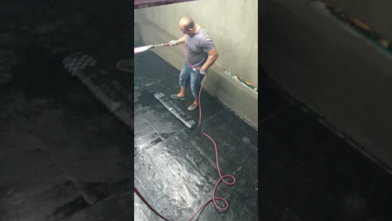 Устройство  гидроизоляции в полвале #мастердемонтажгомель #гомель #shortsvideo
