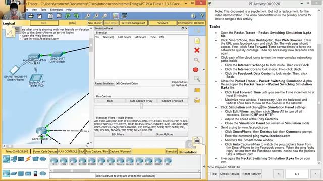 1.3.3.5 Packet Tracer - Packet Switching Simulation смотреть онлайн