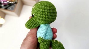 Амигуруми: схема Крокодил. Игрушки вязаные крючком.