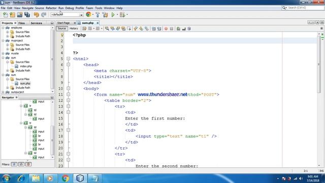 PHP basic tutorial. Addition, multiplication and division. смотреть онлайн