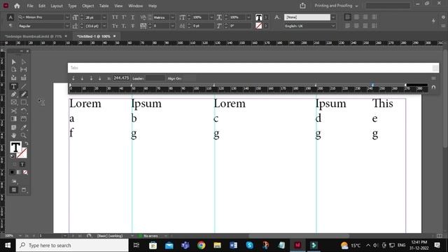 How to use Tab in InDesign | Tabs | How to use tabs in Adobe InDesign 2022 | Working with Tabs | Ti смотреть онлайн