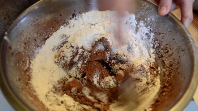 Шоколадное печенье с шоколадными каплями|Chocolate cookies with chocolate drops смотреть онлайн