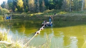 Самодельный мини земснаряд.