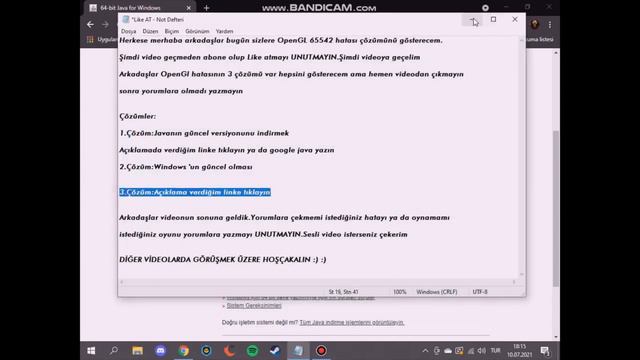 Minecraft OpenGL Hatası nasıl çözülür Açıklamayı okuyun 0 смотреть онлайн