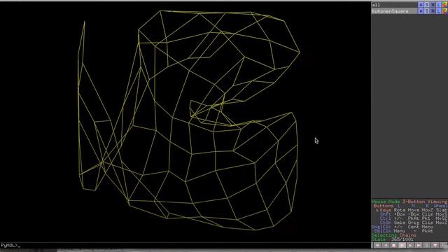 Kohonen feature mapping from a square region onto a 10x10 network, PyMOL style смотреть онлайн