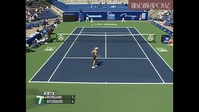 Caroline Wozniacki vs Akiko Morigami Las Vegas 2007 Highlights смотреть онлайн