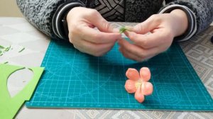 DIY Как сделать красивый цветок 5  лепестков из фоамирана  без шаблона