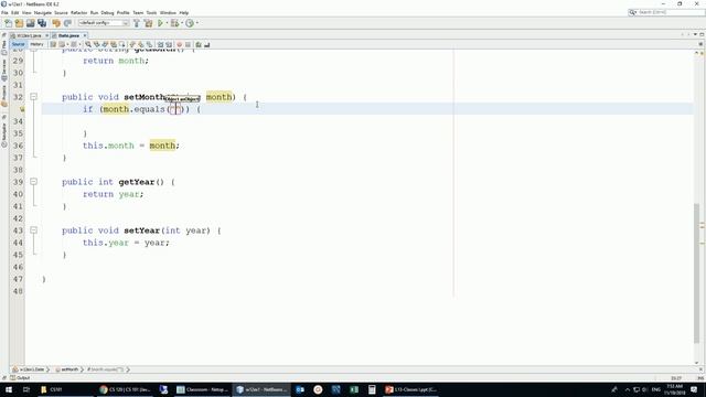 391 cs120-101 Setter & Getters Date class смотреть онлайн