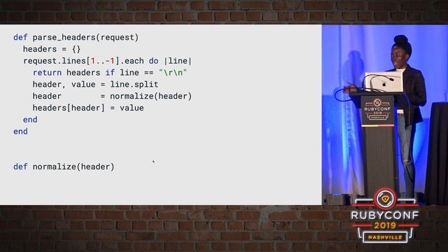 RubyConf 2019 - Let's build a simple HTTP server with Ruby by Esther Olatunde смотреть онлайн