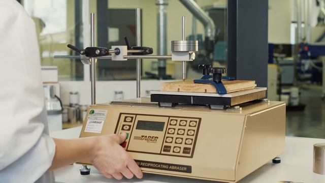 Taber Reciprocating Abraser Test - Wood Floor