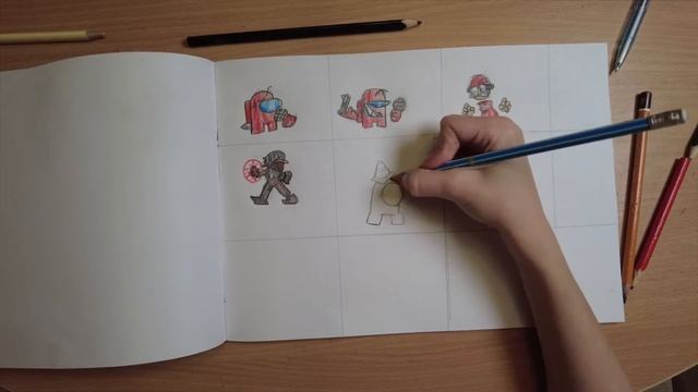 Рисуем персонажей из игры "Friday Night Funkin" смотреть онлайн