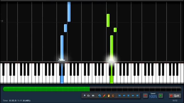 Linkin Park - Burn It Down - Easy Piano Tutorial (100%) Synthesia + Sheet Music смотреть онлайн