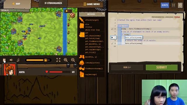 Secrets of Coding PYTHON in CodeCombat: Backwoods Forest - If-Stravaganza: Game Walkthrough смотреть онлайн
