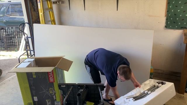 10” Ryobi table saw unboxing review, model rts23 смотреть онлайн
