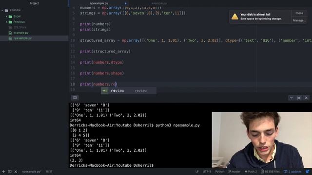 Numpy Tutorial - Best Python Packages Series (FAST!) смотреть онлайн