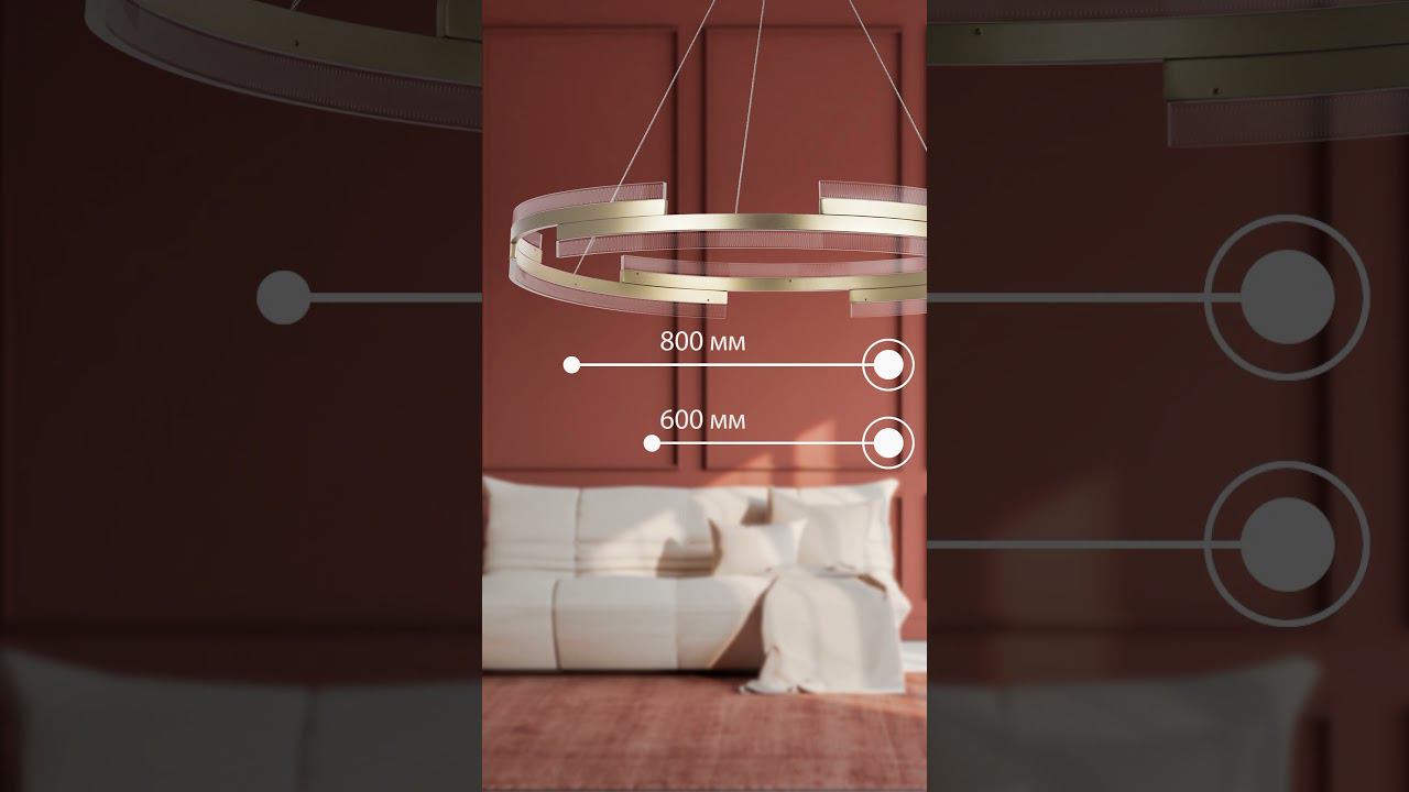 НОВИНКА: Люстры - кольца! Коллекция ROTONDA