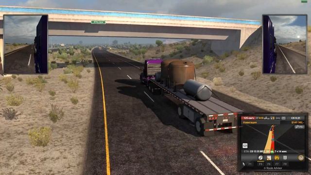 American Truck Simulator - #7 - Покупка 3-х местного гаража в Тусоне! ? смотреть онлайн