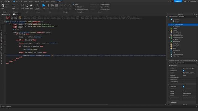 HOW TO ADD FALL DAMAGE ?️ Roblox Studio Tutorial смотреть онлайн