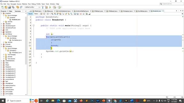 Java Tutorial: break and continue in Java смотреть онлайн