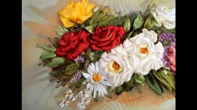 Ispirazione da Szechenyi Szidonia, silk ribbon embroidery. смотреть онлайн