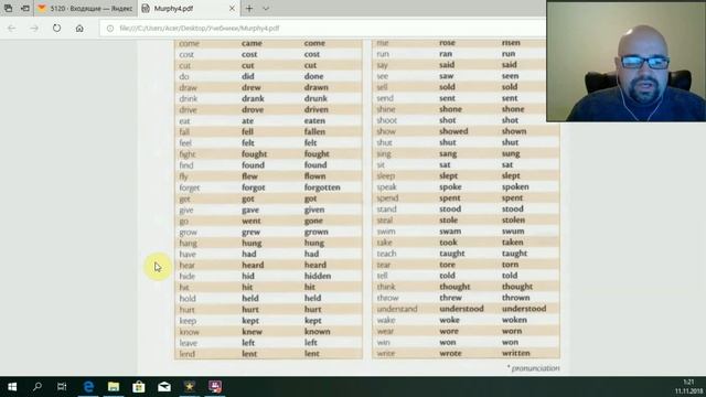 Неправильные глаголы/Диктант-это лучший способ их запомнить. смотреть онлайн