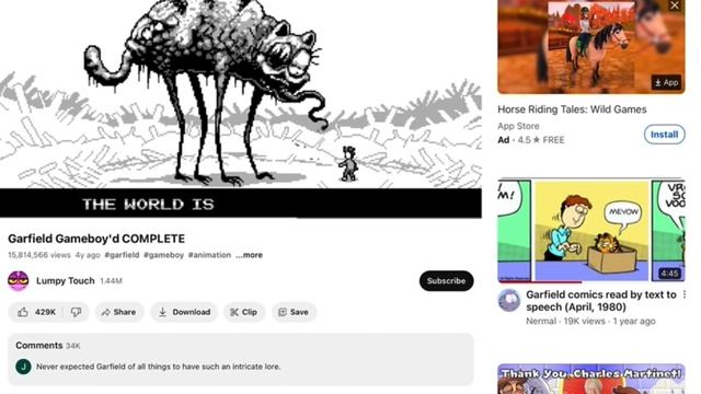 Garfield react to gorefield смотреть онлайн