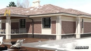 Продуманный дом с хорошей планировкой 253 м2. Обзор дома с цокольным этажом террасой и гаражом