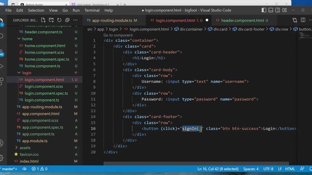 Add a Login Page to your Angular Application смотреть онлайн