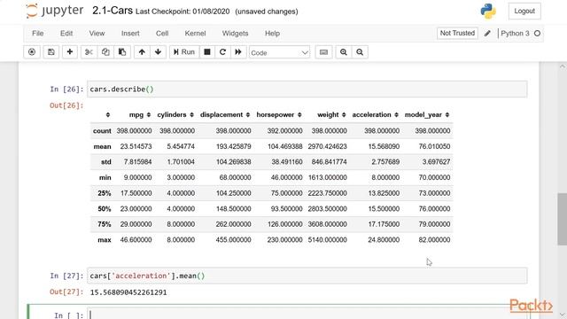 The Modern Python Challenge: Analyzing Car Data | packtpub.com смотреть онлайн