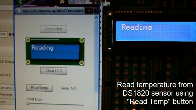 Controlling EasyPIC6 over the UART from your browser смотреть онлайн