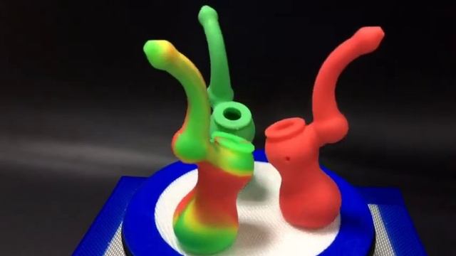 Silicone dab rig mini bongs from Beyou смотреть онлайн