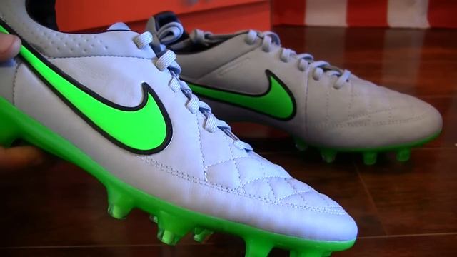 Review & On-Feet: Nike Tiempo Legend V Wolf Grey/ Green Strike смотреть онлайн