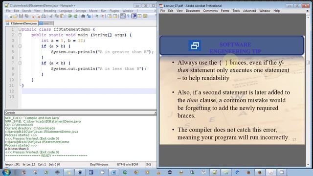 Java Tutorial - How to use If Statements смотреть онлайн