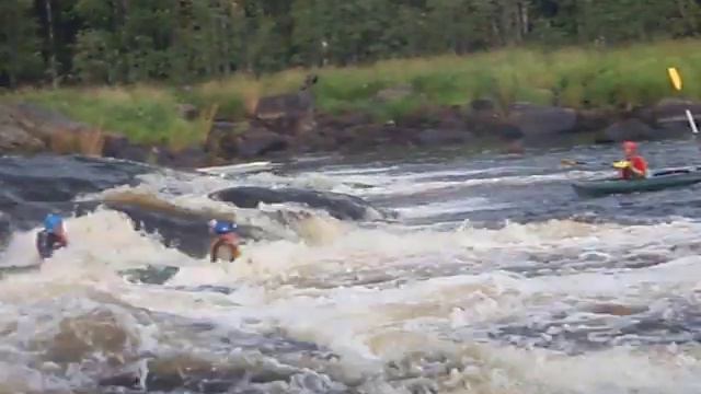 Карелия, р. Водла, порог Падун, 08.2013 смотреть онлайн