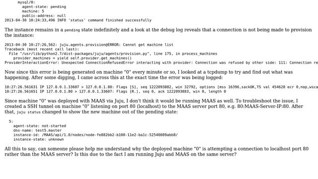 Ubuntu: MAAS and Juju Post-Bootstrap Connection Error смотреть онлайн