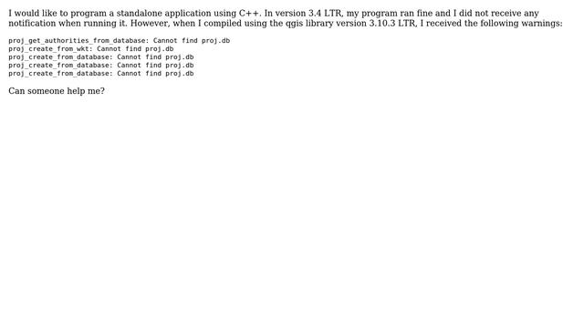 GIS: Cannot find proj.db in QGIS 3.10.3 смотреть онлайн