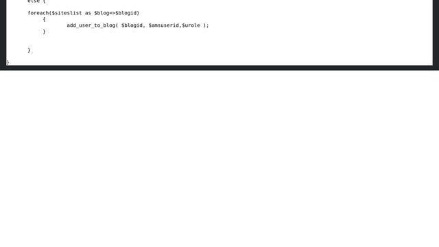 Wordpress: When using add_user_to_blog getting error "Call to undefined function get_userdata" смотреть онлайн