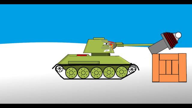 Т-34 тесла. мультики про танки. смотреть онлайн