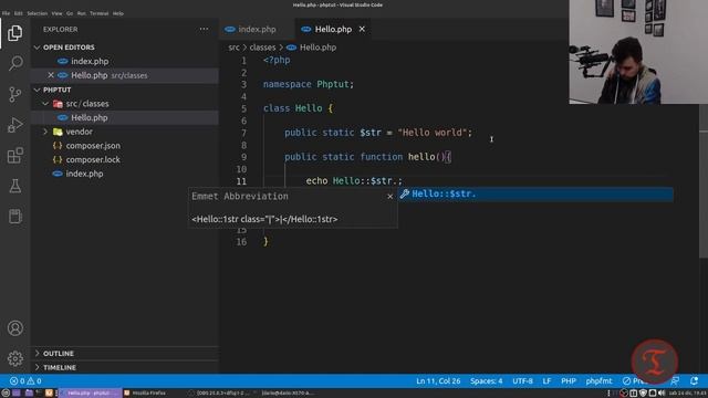 Php 12: static in Php смотреть онлайн