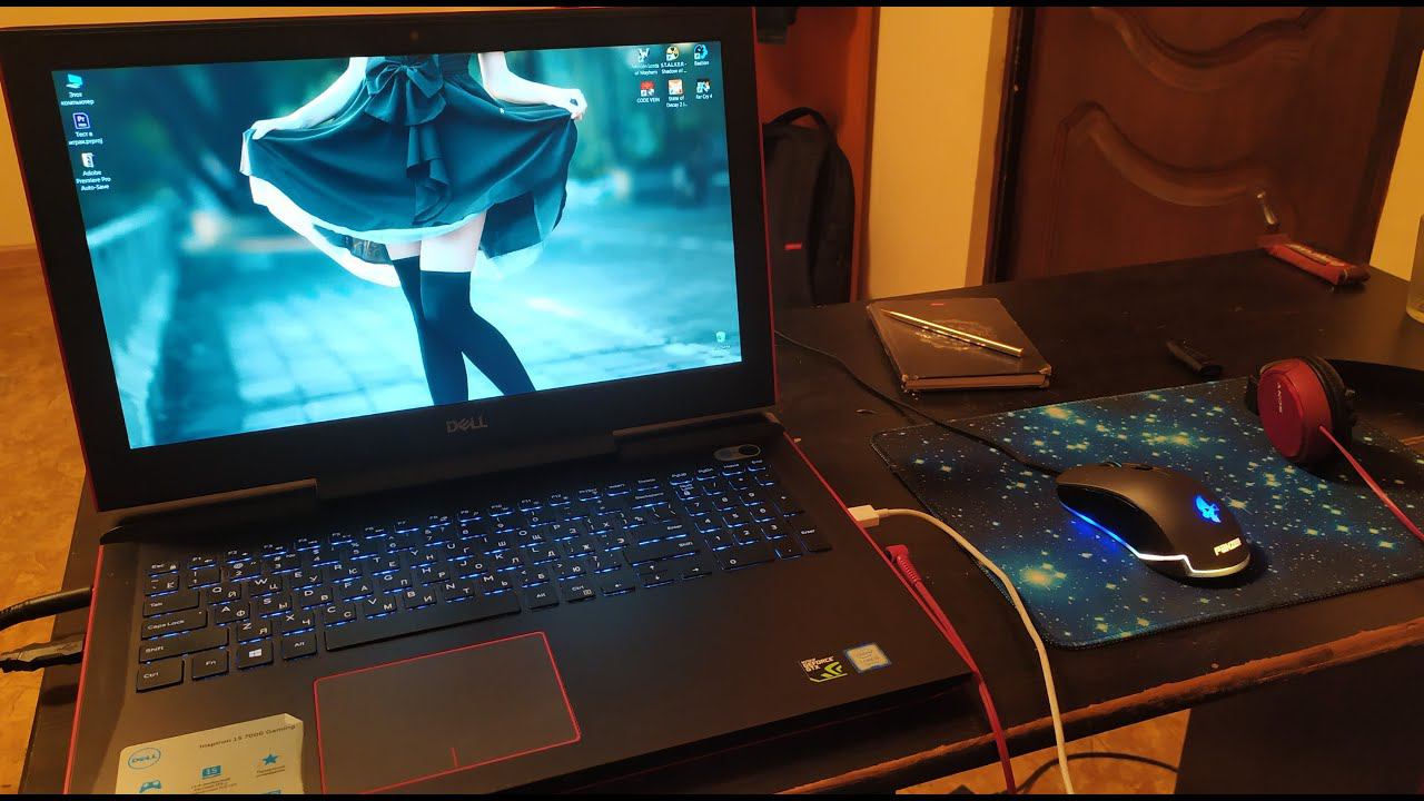 Ноутбук DELL INSPIRON 7577 тест в играх ( игровой ноутбук спустя два года эксплуатации) смотреть онлайн