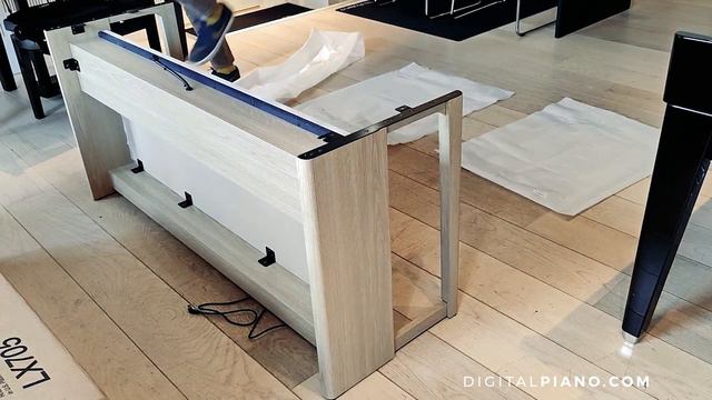 Unboxing and assembly of Roland LX-705 In Light Oak Colour | Digitalpiano.com смотреть онлайн