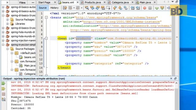 Curso Java EE y Frameworks - Módulo 6: Spring IoC - Inyección de Dependencia смотреть онлайн