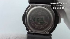 Обзор. Мужские японские наручные часы Casio G-SHOCK GD-350-1E