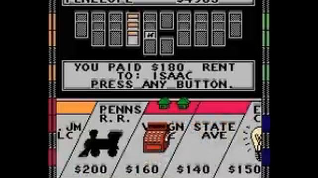 Long CPU NES Monopoly Game смотреть онлайн
